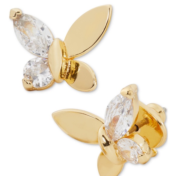Kate Spade Cubic Zirconia Butterfly Earrings - Picture 1 of 7